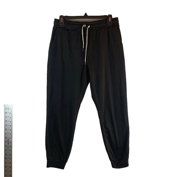 Vuori Jogger‎ Pants Men's Black Drawstring High Rise Performance Pull On 8207 - Picture 1 of 9